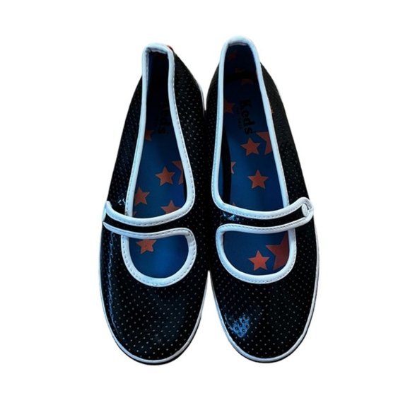 Black Keds Slip On Shoes Size 6.5 - Picture 1 of 6